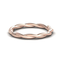 Twisted Rope Stacking Wedding Band - Sigrid
