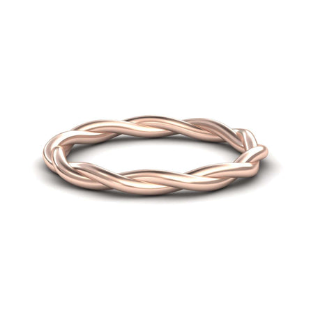 Twisted Rope Stacking Wedding Band - Sigrid