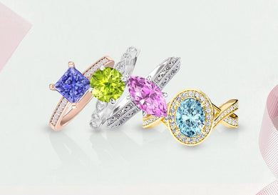 Gemstone Engagement Rings