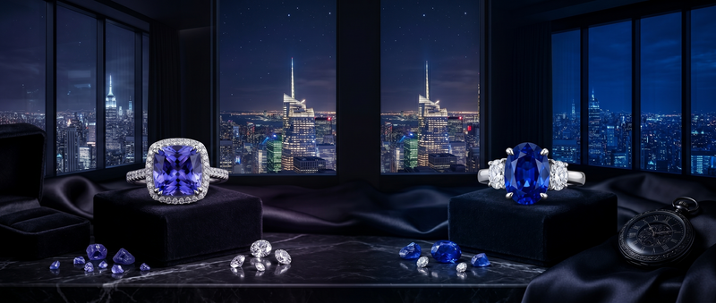 Tanzanite vs Sapphire: Which Should You Buy for an Engagement Ring?