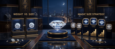 Diamond Carat Guide: Weight vs Size & Magic Size Strategy (2026)