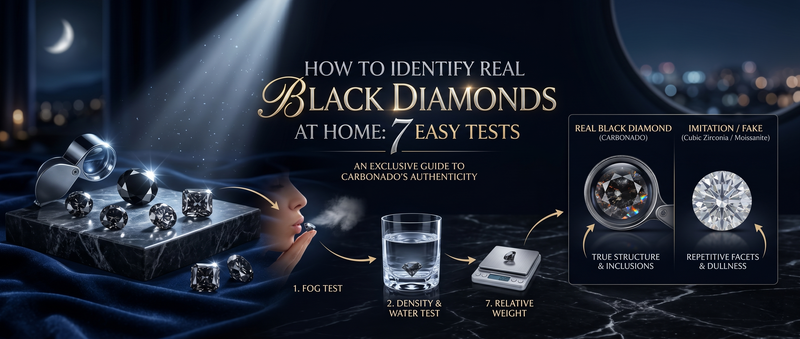 How to Identify Real Black Diamonds at Home: 7 Easy Tests