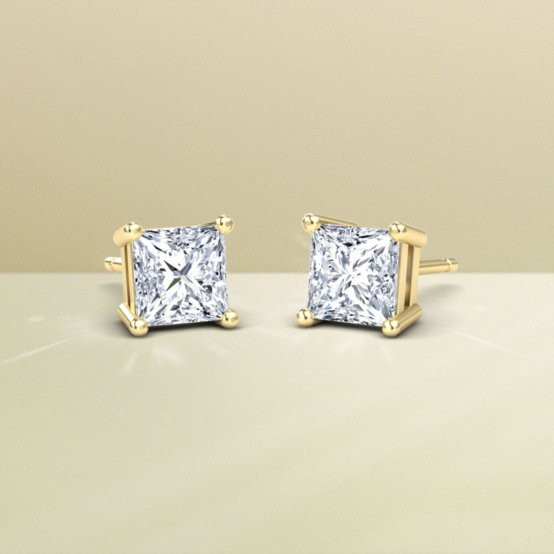 Diamond Stud Earrings