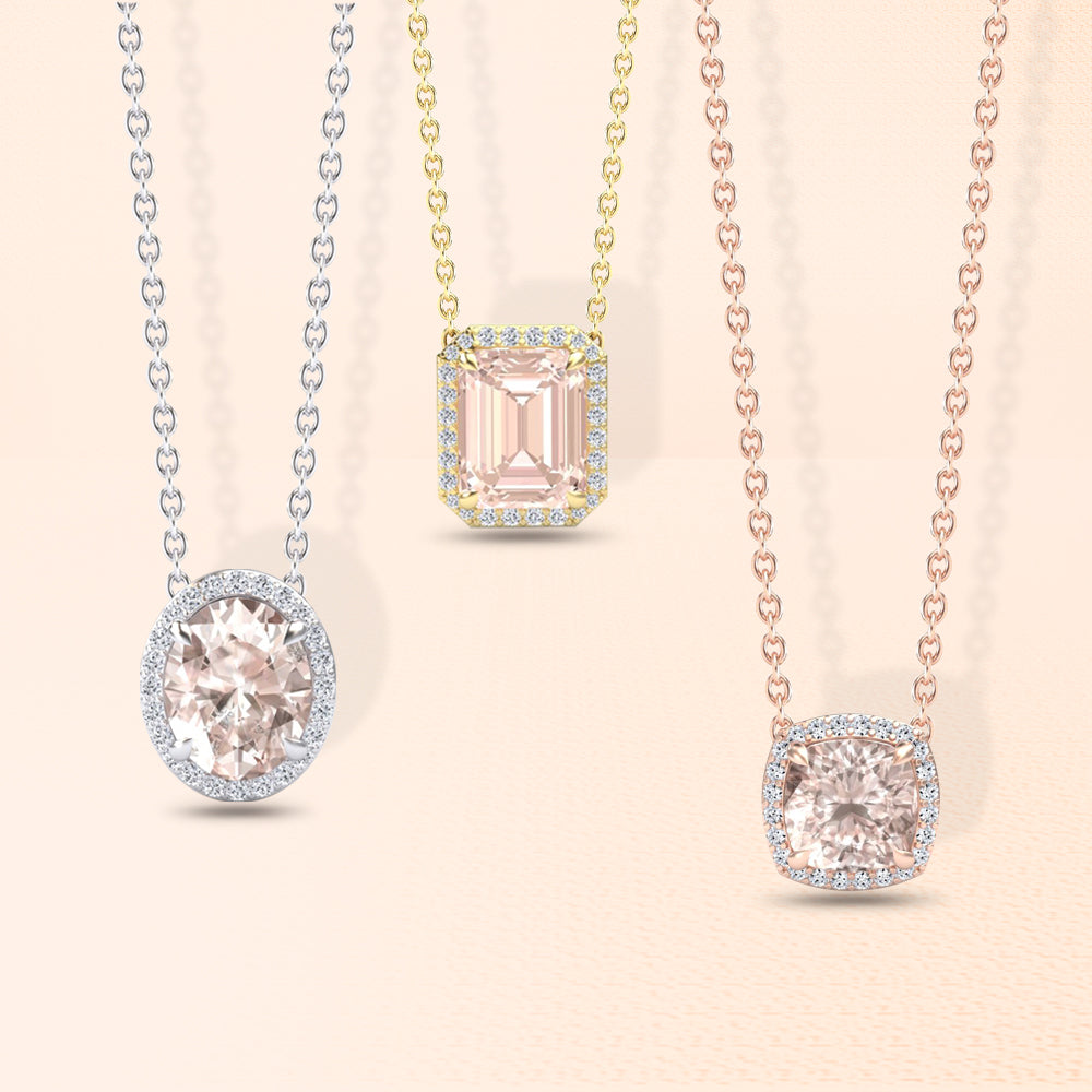 Morganite Necklaces