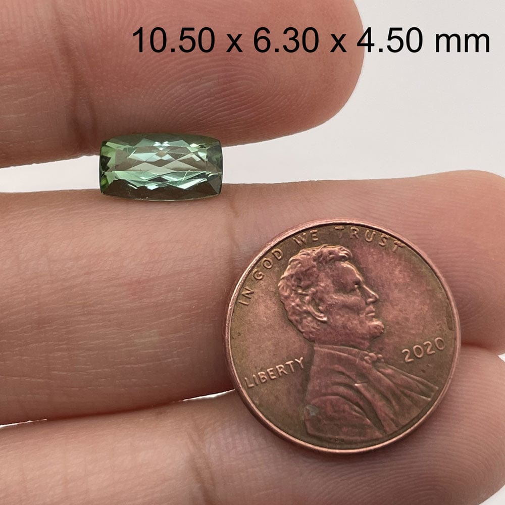 10.5x6.3 Cushion Green Tourmaline