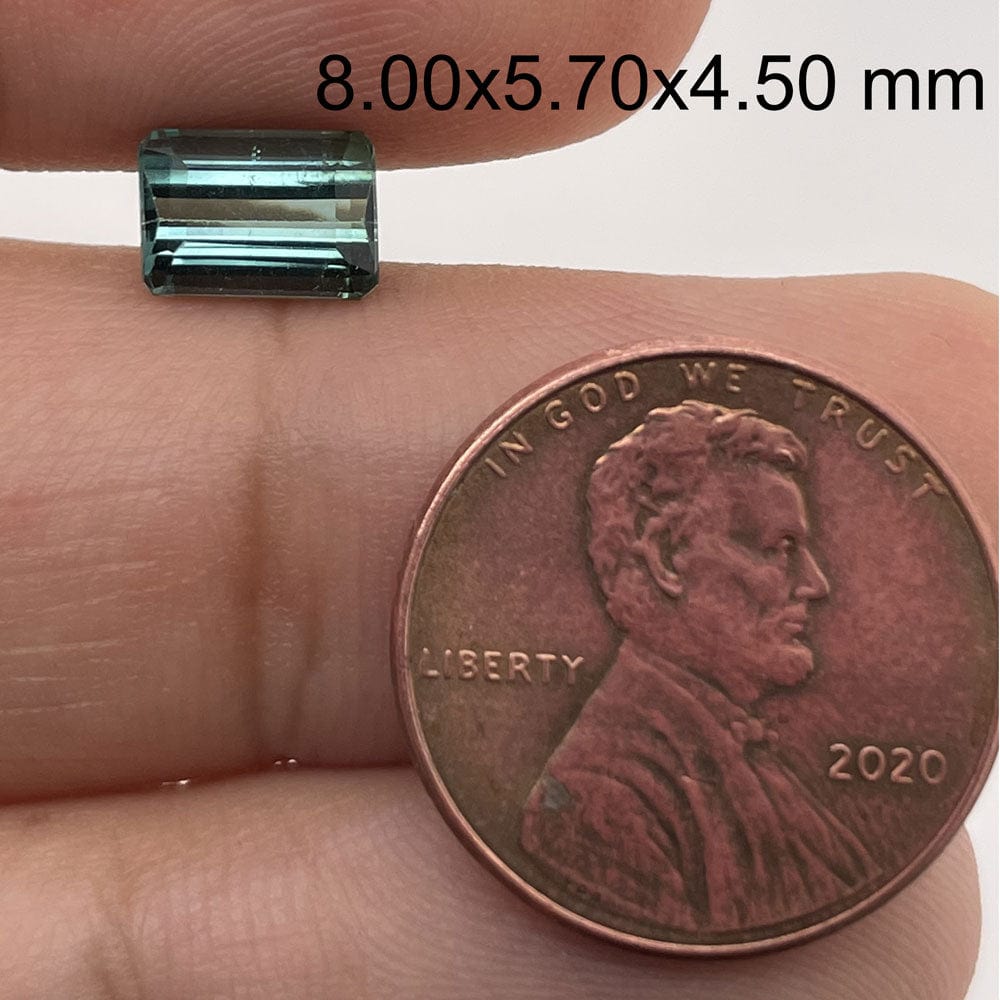 8.0x5.7 Emerald Green Tourmaline