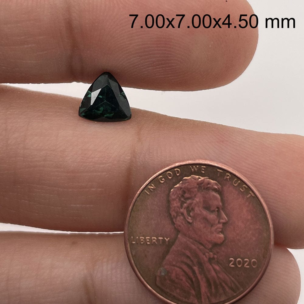 7mm Trillion Green Tourmaline