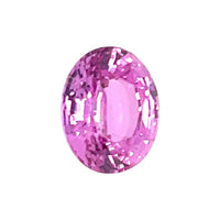 9.1x7.3mm Oval Pink Sapphire