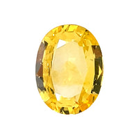 9.8x7.4mm Oval Yellow Sapphire