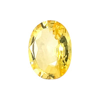 9.0x6.9mm Oval Yellow Sapphire