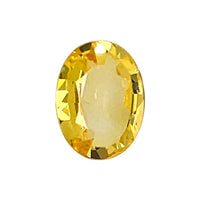 9.4x7.2mm Oval Yellow Sapphire
