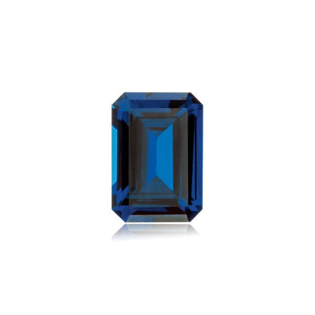 9x7 Exceptional Emerald Lab Created Sapphire