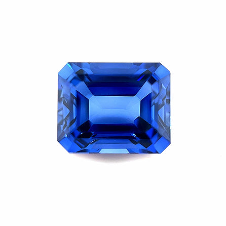10x8 Exceptional Emerald Lab Created Sapphire