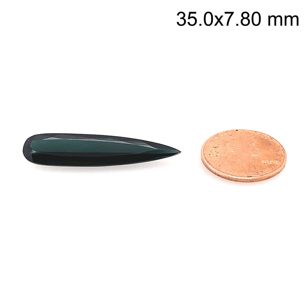 35.0x7.8 Pear Green Tourmaline