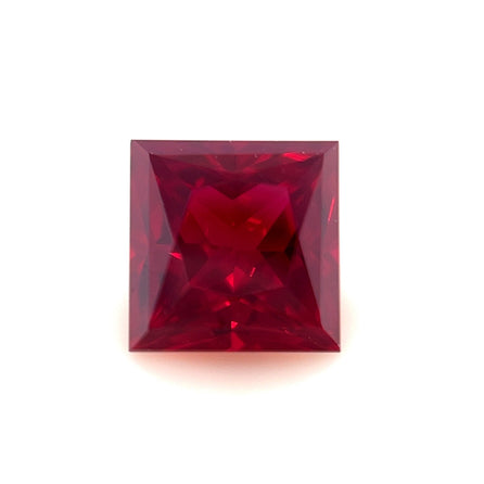 6mm Exceptional Square Princess Lab Created Ruby