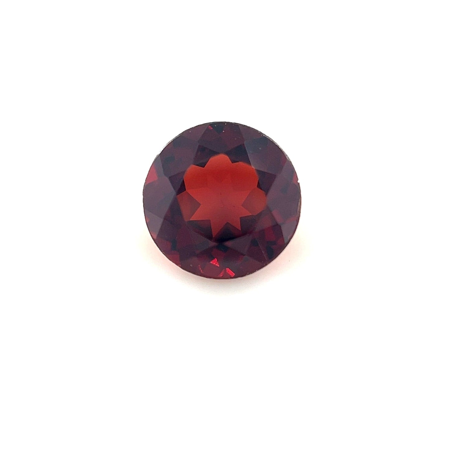 6mm Round Natural Red Garnet