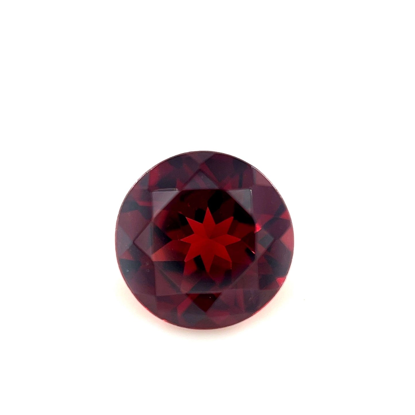 8mm Round Natural Red Garnet