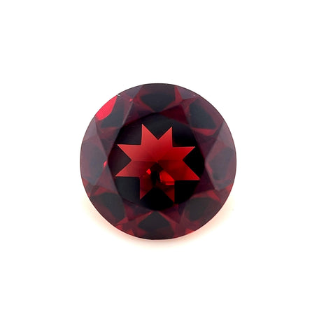 9mm Round Natural Red Garnet