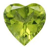 6.00-6.00 mm Premium Heart Peridot