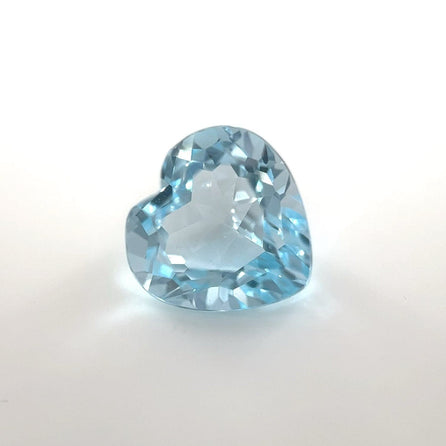 10mm Premium Heart Sky Blue Topaz