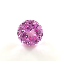 6mm Exceptional Round Lab Created Medium Pink Sapphire