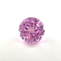 9mm Exceptional Round Lab Created Medium Pink Sapphire