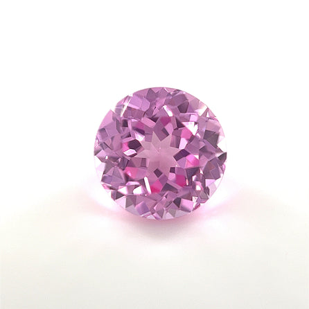 9mm Exceptional Round Lab Created Medium Pink Sapphire