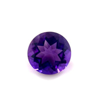 8mm Round Natural Purple Amethyst