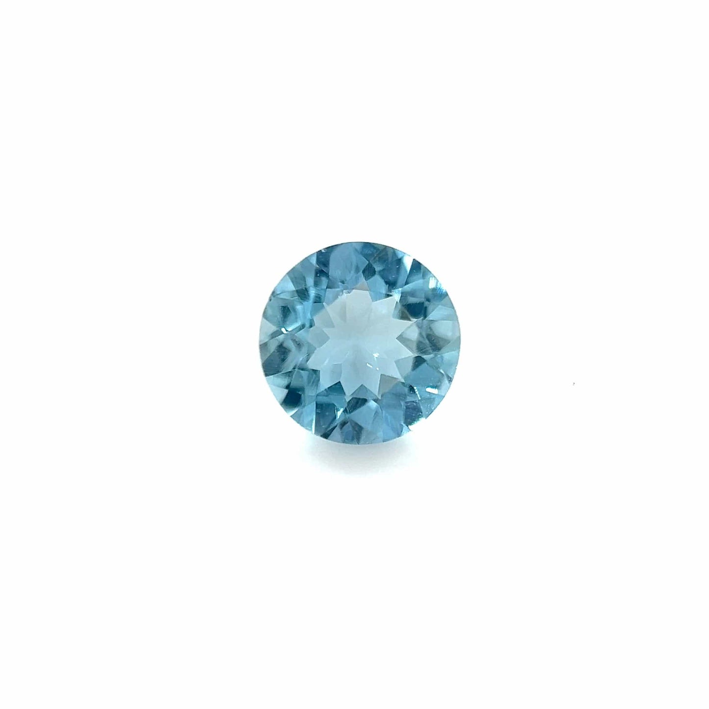 6.5mm Round Aquamarine