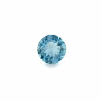 6.5mm Round Aquamarine