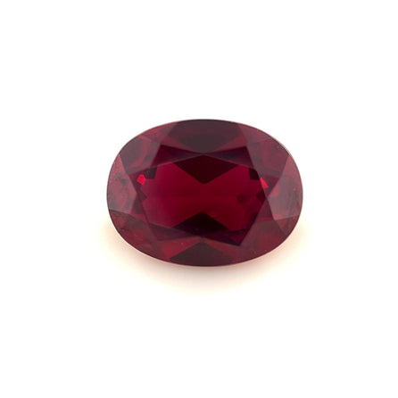 8x6 Exceptional Oval Lab Created Ruby