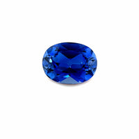 8x6 Exceptional Oval Lab Created Blue Sapphire