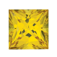 7mm Premium Lab Created Yellow Sapphire