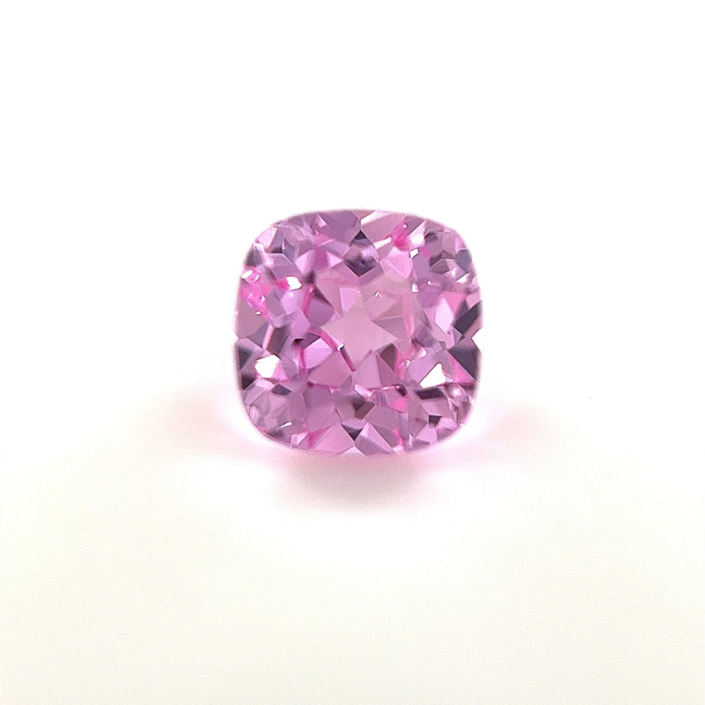 6mm Exceptional Cushion Lab Created Medium Pink Sapphire