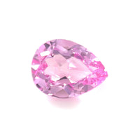 8.0x6.0 Exceptional Pear Lab Created Medium Pink Sapphire