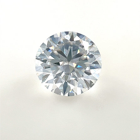 8mm Round White Moissanite