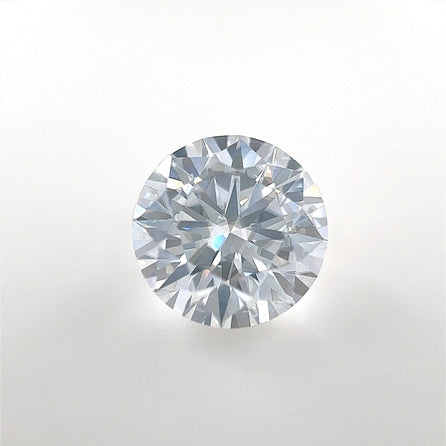 9mm Round White Moissanite