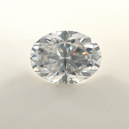 8x6 Oval White Moissanite