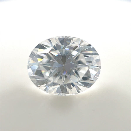 11x9 Oval White Moissanite