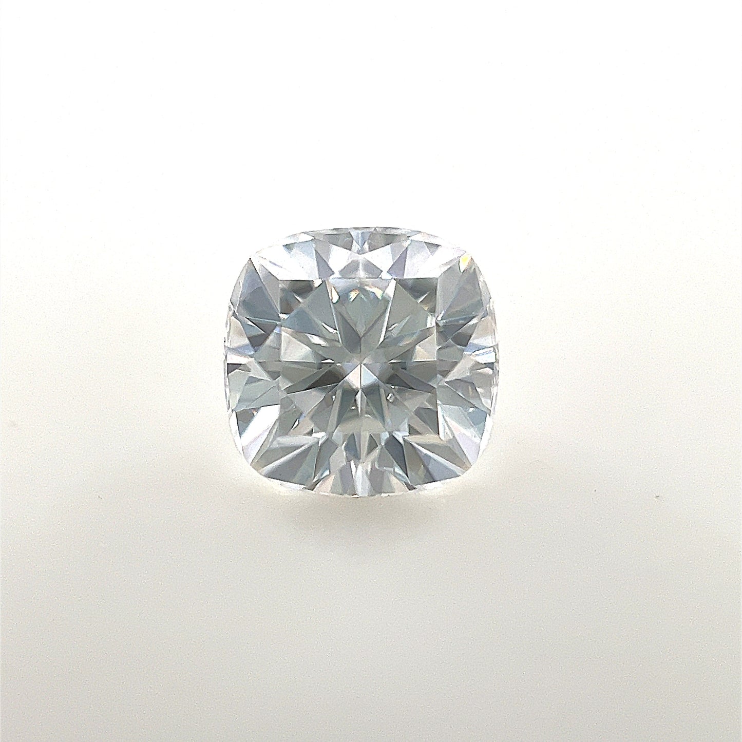 6.5mm Cushion White Moissanite