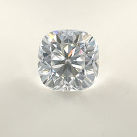 7.5mm Cushion White Moissanite