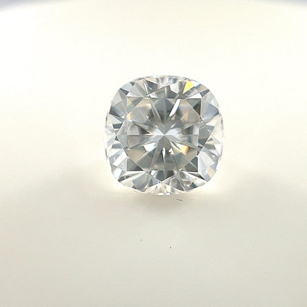 9mm Cushion White Moissanite