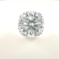 10mm Cushion White Moissanite