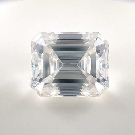 12x10 Emerald White Moissanite