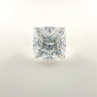 7mm Square Pincess White Moissanite