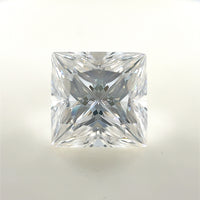 9mm Square Pincess White Moissanite