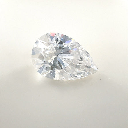 12x8 Pear White Moissanite