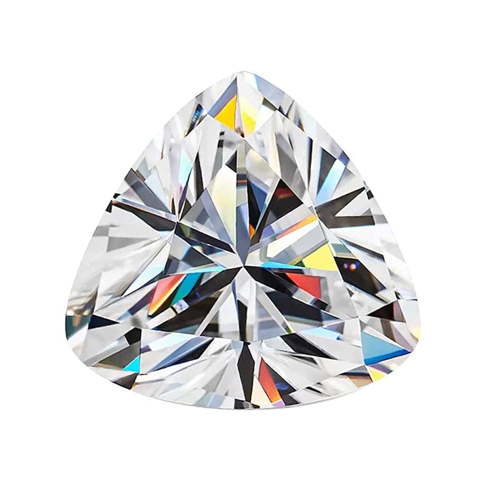 6mm Trillion White Moissanite