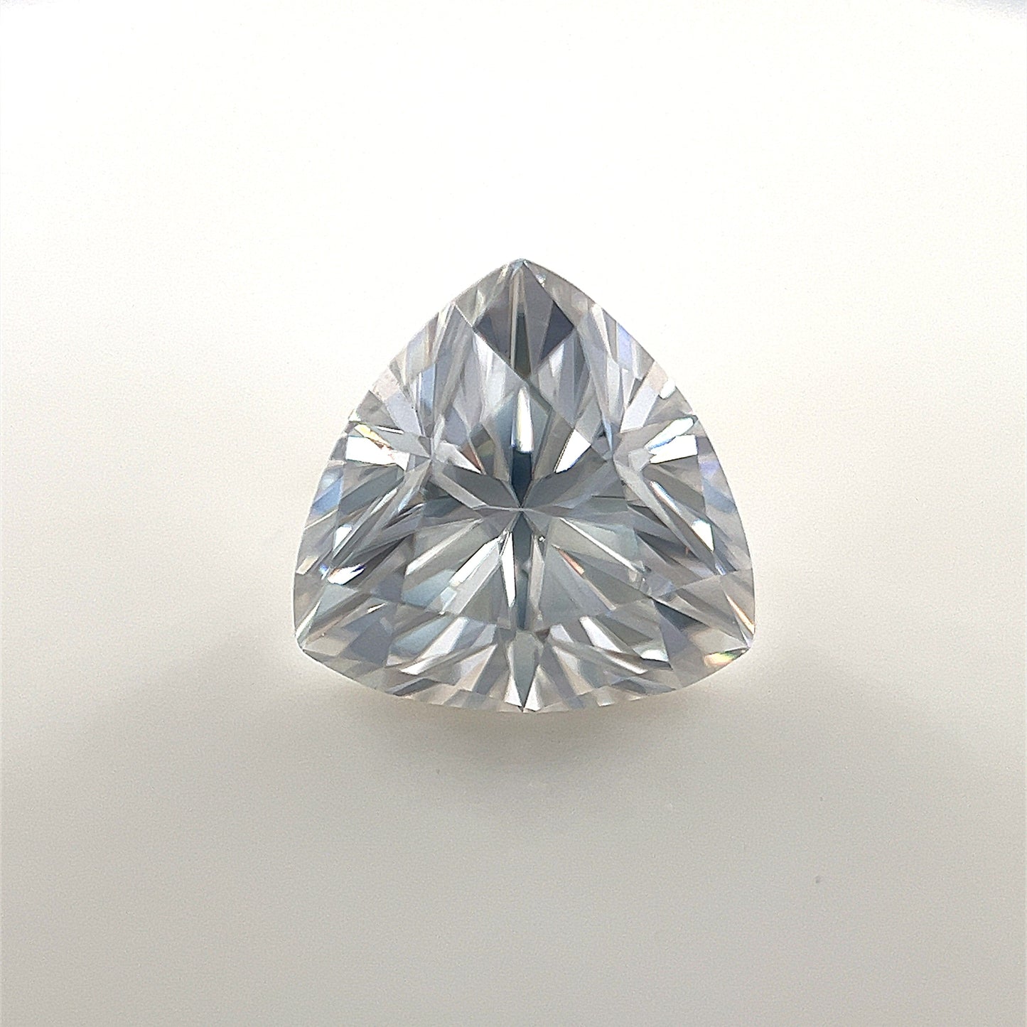 9mm Trillion White Moissanite