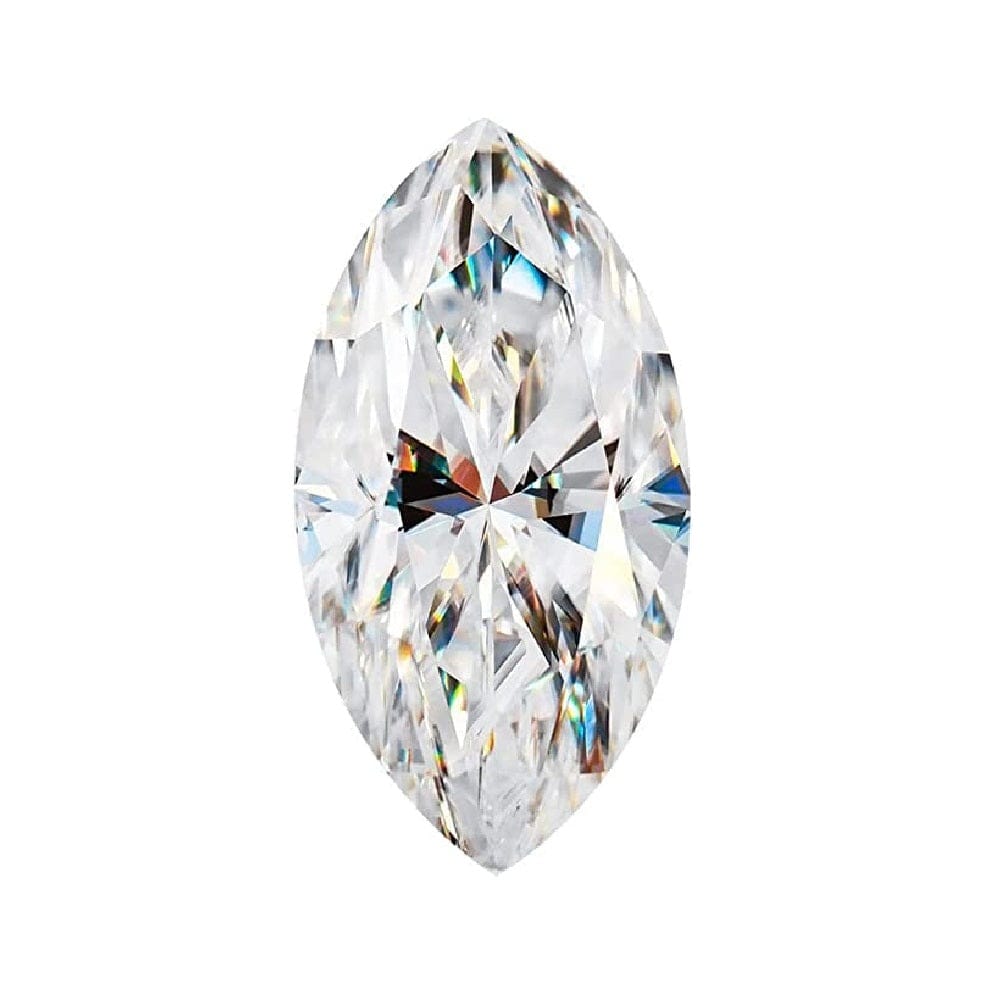 12x6 Marquise White Moissanite